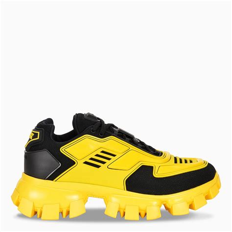 sneakers prada giallo fluo|prada sneakers.